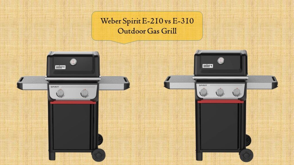 Weber Spirit E-210 vs E-310