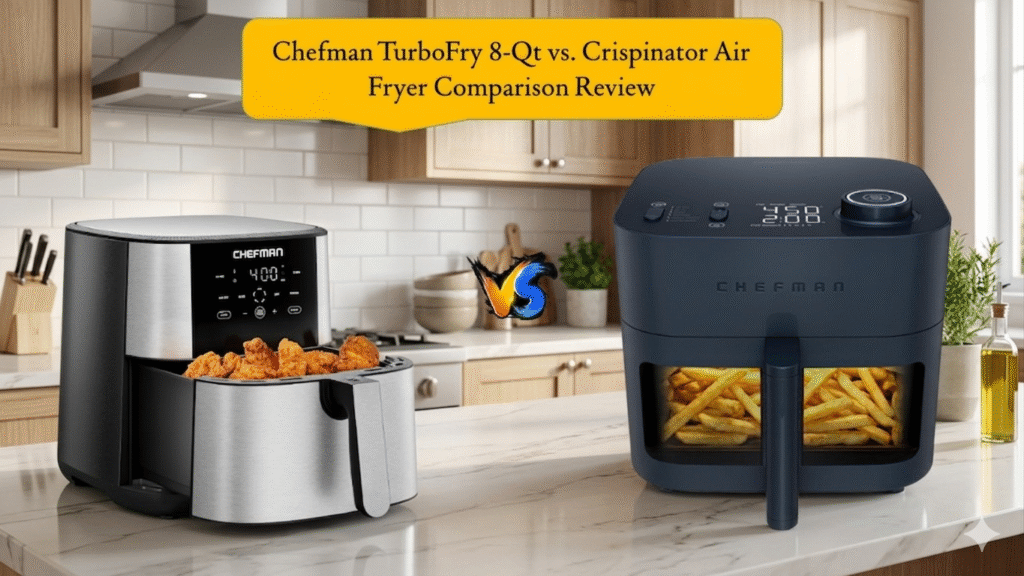 Chefman TurboFry vs. Crispinator Air Fryer Comparison Review