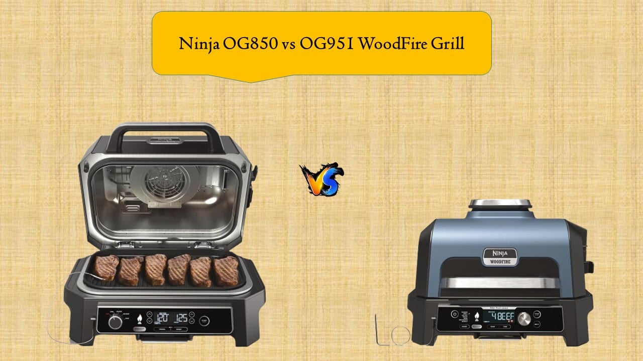 Ninja OG850 vs OG951 WoodFire Grill